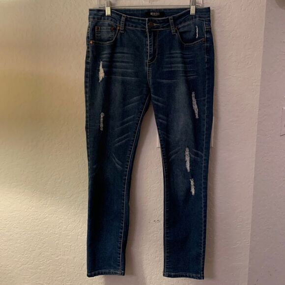 Bee & Ceci L.A. Junior Size 11 Distressed Jeans - Picture 2 of 12